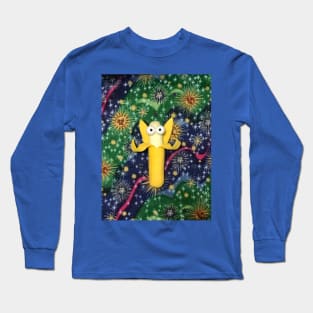 Meditating Banana Long Sleeve T-Shirt